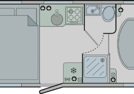 GT75 Portofino evening layout