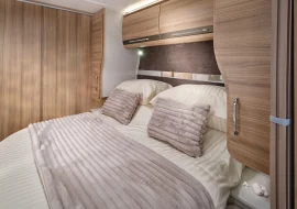 Vigo - twin floating wardrobes with storage beneath