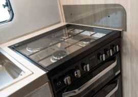 Crusader Borealis Thetford dual fuel hob