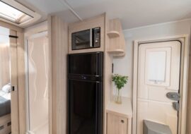 Crusader Zephyr kitchen and shower