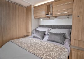 Phoenix GT75 644 Bedroom with bedside wardrobes and overhead lockers